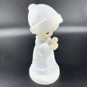 1991 Precious Moments May Your Christmas Be Merry Enesco Samuel J Butcher Figure